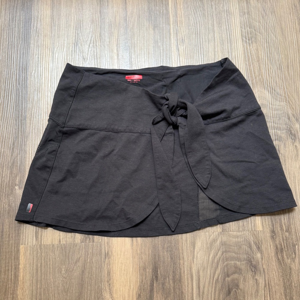 SPANX Wrap & Go Athletic Skirt Black S/M